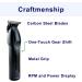 Multi-Speed Clipper Set | 20-Piece Men's Grooming Kit | T-Blade King Clipper & Rechargeable Hair Trimmers | Metal Grip & Carbon Steel Blades - Buy Online on GoSupps.com