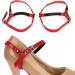 Yuyte Women s High Heels Laces - Removable Shoe Straps & High Ankle Straps in Red | Perfect Accessory for High Heels & Sandals - Buy Online on GoSupps.com