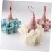 FRCOLOR Ice Cream Bath Ball | Mesh Shower Puff & Sponge | Soft Polyester Bath Flower - White - Buy Online on GoSupps.com