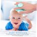 Silicone Shampoo Brush Set - Infant Shower & Hair Washing Brush for Babies | Scalp Massager & Bathing Washer - Buy Online on GoSupps.com