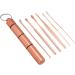 Innovative Spring Earwax Cleaner Tool Set - 6-in-1 Ear Pick Kit for Easy and Reusable Ear Wax Removal (Rose Gold) - Buy Online on GoSupps.com