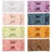 Bobishe baby hair band grind 8 pieces of headband baby girl nylon front ligaments elastic soft hair loops wide loop turban headgear for toddlers newborns