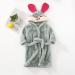 Miyanuby Baby Boys Girls Bathrobe - Soft Flannel Animal Hoodie for Kids 4-5 Years Green Rabbits - Perfect Gift for Children - Buy Online on GoSupps.com