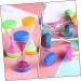 Buy HOMSFOU 100 STK Mini-Sand Timer - Colorful Hourglass for Students & Classroom | 5-Pack 6.7x2.8cm - Perfect for Learning & Play - Buy Online on GoSupps.com