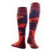 CEP Men's Tall Running Compression - Athletic Long Socks For Performance 4 Lava/Peacoat - Camocloud