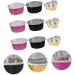 Frcolor 6 Mini Wax Melting Bowls - Aluminum Foil Replacement for DIY Candles & Hair Accessories - 8.5x8.5x3.8cm - Buy Online on GoSupps.com