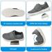 Men's Wide Width Walking Shoes for Diabetic Swollen Feet - Adjustable Closure, Lightweight - Grey (Size 10 Wide) - Buy Online on GoSupps.com