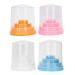 4pcs 48holes nail drill holder stand display organizer dustproof drill storage box for home use or nail salon