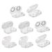 Exceart 1 sentence 8st glasses case for contact lenses contact lens holder storage of contact lenses mini contact lens container eye contact case invisible box plastic