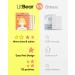 LitBear Acne Patch - Hydrocolloid Star Shaped Pimple Absorbing Cover (Orange & Yellow) 112 Count - Buy Online on GoSupps.com