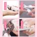 TopE Professional Pet Nail Trimmer with Safety Guard to Avoid Over-cutting Include Nail Clipper and Nail File for Small and Medium Dogs Cats Rabbits Birds Pink - Buy Online on GoSupps.com