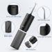 Portable Rechargeable Water Flosser Dental Oral Irrigator - 3 Modes, 3 Jet Tips, 140ml - Black - Buy Online on GoSupps.com