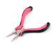 Vlasy 1PCS Mini Pliers for Hair Extensions Apply&Remove 3 Holes Pliers Pink Color Stainless Steel Rust Free 1 PCS Pink