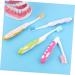 Minkissy 16-Piece Portable Toothbrush Set | Travel Toothbrushes & Oral Accessories for Adults | Unique Caterpillar Design - Buy Online on GoSupps.com