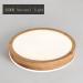 Wayluoung 18W LED Wood Ceiling Lamp 30cm - 4500K 1620LM | Stylish Lighting for Bedroom Living Room Kitchen & Dining Room - Buy Online on GoSupps.com