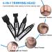 USB Rechargeable 4 in 1 Nose and Ear Hair Trimmer - Painless Dual Edge Blades for Men and Women - Water Resistant - Easy Cleansing - Buy Online on GoSupps.com