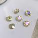 FEIlei 10x Water Droplet Nail Charms Pointed Back Nail Art Charm Heart Nail Rhinestones - Buy Online on GoSupps.com