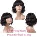 12 Inch Body Wave Bob Wig with Bangs | Brazilian Virgin Human Hair | 130% Density | Machine Made None Lace Front Wig for Black Women - Buy Online on GoSupps.com
