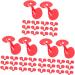 Cabilock 300 Pcs Chicken Glasses Chicken Goggles Chicken Saddle for Hens Red Plastic Pheasant Cockfighting Redx3pcs 5.5x2.5cmx3pcs - Buy Online on GoSupps.com