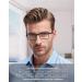 Shop Teraise Men's & Women's Anti-Blue Light Reading Glasses - 2.75x Full Frame Comfortable & Stylish Feather Hinge for Ultimate Comfort - Buy Online on GoSupps.com