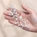 Unicra Bridal Wedding Hair Vine | Silver Pearl Hair Accessories | Elegant Headpiece for Women & Bridesmaids - Buy Online on GoSupps.com