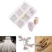1 Box Crystal Nail Art Rhinestone Gold Silver Clear All Colour Flat Base Mixed Shape DIY Coyicoli 1000 Pieces Flat Back Rhinestones - Buy Online on GoSupps.com