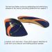 RooRuns Orthotic Insoles 3/4 High Arch Support Shoe Inserts for Flat Feet - Small Size Deep Blue - Men Women Plantar Fasciitis Relief - Buy Online on GoSupps.com