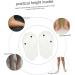 NOLITOY Women's Silicone Heel Pads - 5 Pairs of Invisible Foot Protectors Double Inserts for Comfort & Support - Assorted Colors 10.9X5.7X1CM - Buy Online on GoSupps.com