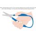 PETA Easi-Grip Scissors - Stainless Steel and Polymer Loop Handle - Self Opening Scissors - Ergonomic Grip to Increase Stability - Ideal for Scissor Skills Development and People with Weak Grip or Poor Hand Strength - 45mm Rounded Blade - Buy Online on GoSupps.com