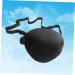 Gogogmee 2pcs Lazy Eye Cover Single Eye Adjustable Eye Patch Pirate Eye Patches for One Eye Patch Black - Buy Online on GoSupps.com