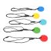 5-Pack Personalized Baby Kieletzeiten - Round Silicone Skull Pattern Tooth Toys in 5 Colors | Ideal for Babies 3-24 Months - Buy Online on GoSupps.com