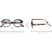 Gian Marco Venturi Women's Ferrara Reading Glasses - Stylish Black Size M | International Shipping Available - Buy Online on GoSupps.com