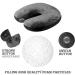 Hooshing Neck Pillow Massager - Vibrant Black Pain Relief Therapy & Shoulder Support for Car Home and Office - Buy Online on GoSupps.com