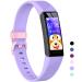 HOOMOON Fitness Tracker Watch for Kids IP68 Waterproof Activity Tracker Sleep Tracking 11 Sport Modes Calorie Step Counter with Alarm Clock and Reminder Great Gift for Boys Girls Teens Light Purple