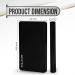 Storite Ultra Slim Portable External Hard Drive - 320GB - Black - Buy Online on GoSupps.com