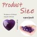 MAIBAOTA Amethyst Crystal Stone Healing Crystals Gemstones Pocket Gifts Heart-Shaped Nature Spiritual Energy Purple Crystals for Women Men Reiki Divination Balancing Yoga Meditation 10PCS - Buy Online on GoSupps.com