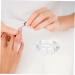 Milisten Glass Jar Candy Jar Decor Nail Art Accessories Nail Dish for Acrylic Nails Nail Cups Nail Dish with Lid Nail Art Liquid Holder Nail Art Dish Dappen Dish Castor Glass Heart-shaped 1 - Buy Online on GoSupps.com