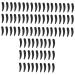 FRCOLOR 300 Pcs Mask Scoop Cream Scoop Mini Plastic Spoons Hydrating Mask for Face Mini Tools Mini Beauty Scoop Cosmetic Spatula Mini Skincare Spatula Pp Black Eye Cream Applicator Spoon 5.5x1.5cmx3pcs Blackx3pcs