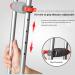 Crutches for Adults Underarm Foldable Crutches Double Adjustable Single Adjustable 98-159Cm Handle to Ground Height Forearm Crutch Assistance Lightweight Walking Aid 1pcs Great for Travel o 2 St A - Buy Online on GoSupps.com