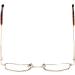Calabria R753 Designer Rectangle Reading Glasses +6.00 - Stylish Gold Metal Readers for Men & Women - Trendy Vintage Eyewear - Buy Online on GoSupps.com