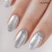 Neonail UV Nail Polish Base Coat Gel - Glitter Effect Silver Twinkle 7.2ml | International Shipping Available - Buy Online on GoSupps.com
