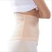 Postpartum Belly Wrap Belt | Abdominal Binder for Post Pregnancy Recovery | Breathable Elastic Support Belt - Adjustable - Beige - Buy Online on GoSupps.com