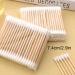 1000PCS Double Ended Cotton Swabs - Eco-Friendly Wooden Cotton Buds for Makeup Travel Ear Cleaning & Pets - Buy Online on GoSupps.com