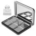 FOYTOKI 1 Set Eye Shadow Box DIY Blusher Container Fillable Eyeshadow Container Refillable Blusher Container Travel Eyeshadow Container Refillable Lipstick Container Makeup Supplies