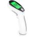 Medicinalis- Infrared thermometer fever thermometer digital- contactless measurement and surface measurement- LCD display illuminated- fever alarm- contactless- ideal for baby and child adults