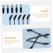 FRCOLOR 150 Pcs Elbow Mascara Brush Lash Lengthening Mascara Black Lash Makeup Practicing 9.7x0.6cmx3pcs Blackx3pcs - Buy Online on GoSupps.com