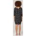 HAPPY MAMA Maternity Nursing Hospital Gown 1078 Black With Dots - Size 10-12 - Buy Online on GoSupps.com
