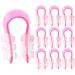 Pince Nez Haut en Silicone Souple Lot de 10 Correcteurs de Nez Affinant pour Remodelage et Rehaussement Accessoire Beaut pour Fille et Soins Quotidiens