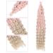 22 Inch Deep Twist Crochet Hair - 3 Packs Ocean Wave Curly Bohemian Braids Synthetic Hair Extensions for Women & Girls - Pink/18 - Buy Online on GoSupps.com