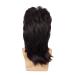 Qnbiar Men's Mullet Wig - Black Curly 70s/80s Cosplay Retro Punk Rocker Disco Synthetic Full Wig - International Shipping - Buy Online on GoSupps.com